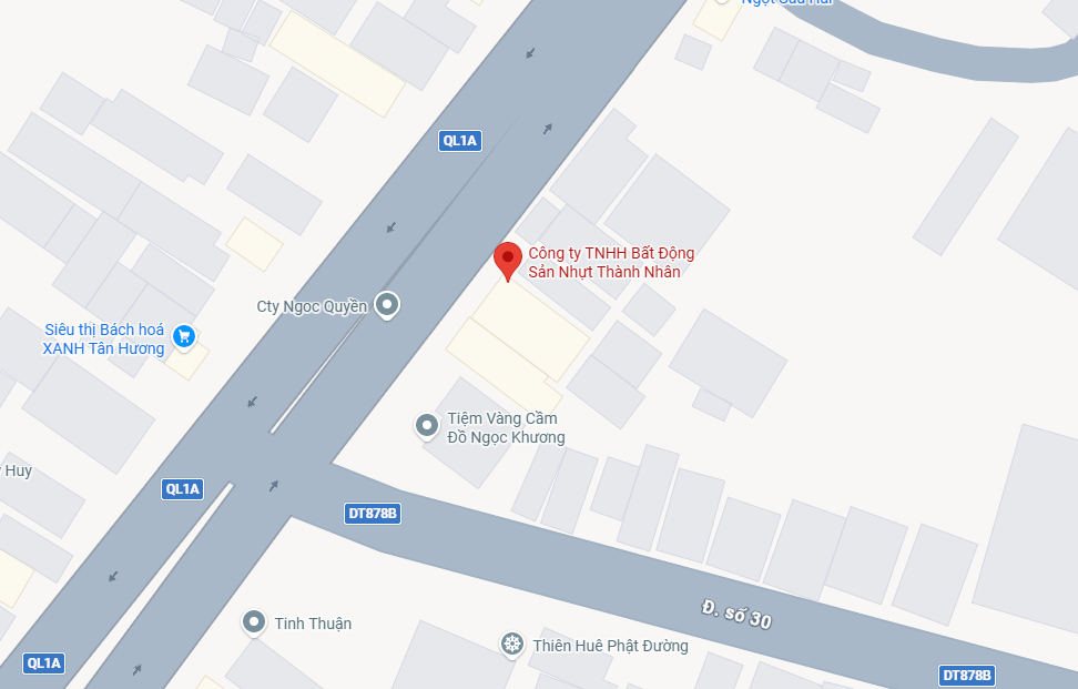 Vị trí bản đồ BĐS Nhựt Thành Nhân